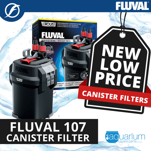 Fluval 107 Canister Filter (up to 130 L) (A440)