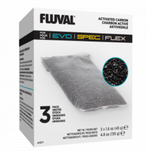 Fluval Spec/Flex/Betta Replacement Carbon (3pk) (A-1377)