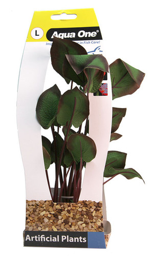 Aqua One Silk Plant Radican W/Gravel Base - Large (29070)