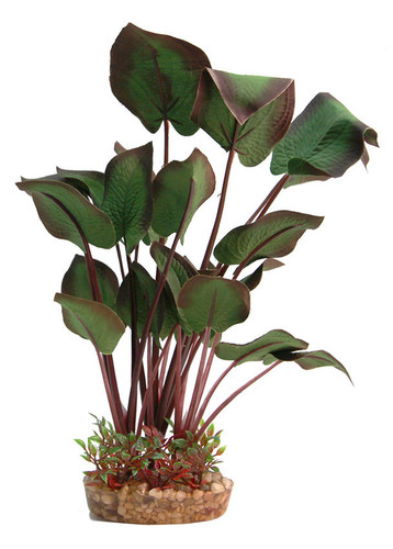 Aqua One Silk Plant Radican W/Gravel Base - Large (29070)