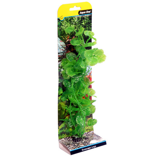 Aqua One Ecoscape Large Cardamine Green Plastic Plant 30cm - Large (28403)