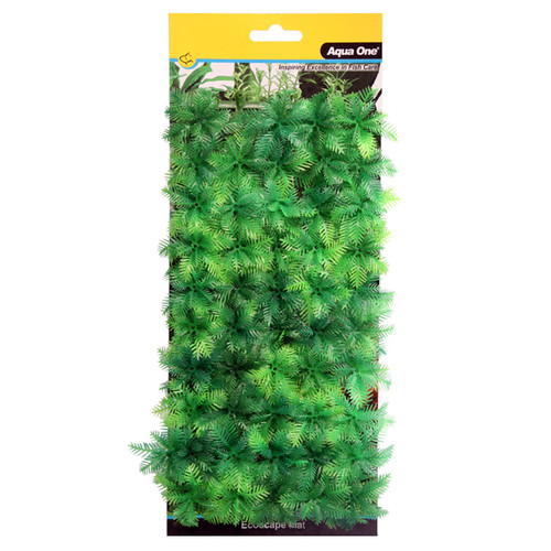 Aqua One Ecoscape Fern Mat Green 17W X 5D X 33H cm (28443)