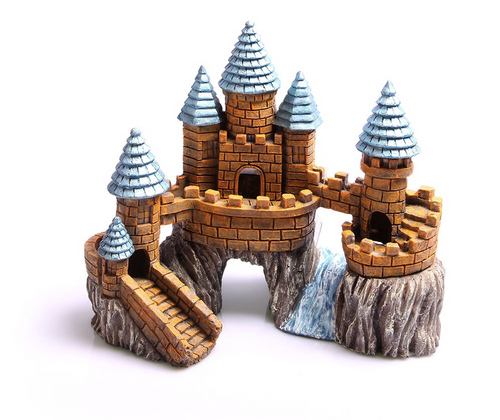 Aqua One Castle on the Rock with River Ornament - Large (36875)