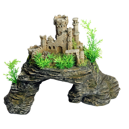 Aqua One Castle On Cave Rock Ornament (36892)