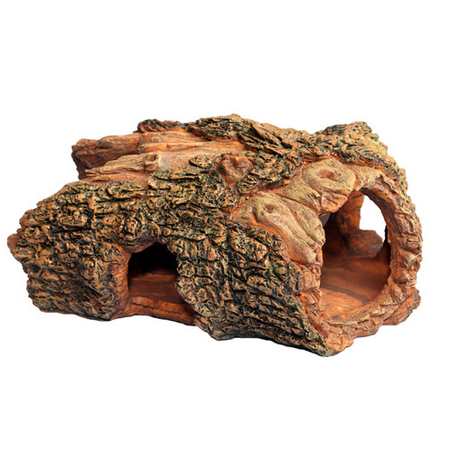 Aqua One Hollow Log Ornament (37893)