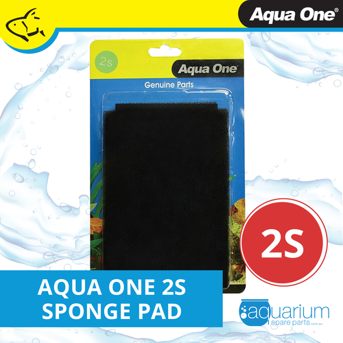 Aqua One AquaStyle 510 & Lifestyle 52 Sponge Pad (2pk) 2s (25002S)