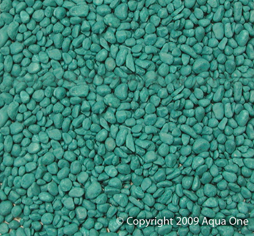 Aqua One Decorative Gravel Aqua 7mm 1kg (10282AQ)