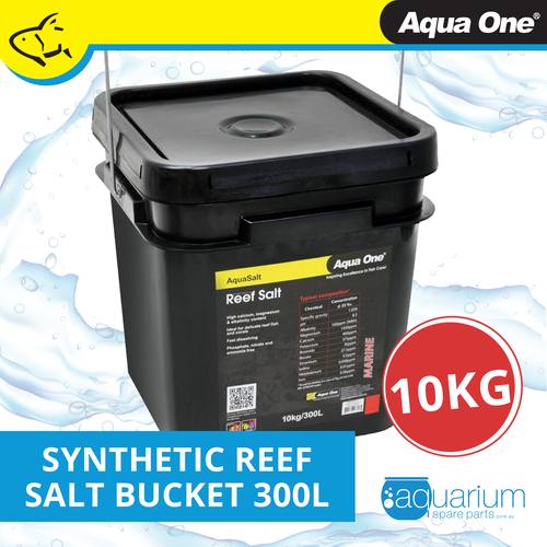 Aqua One Synthetic Reef Salt 10kg Bucket 300L (18578)