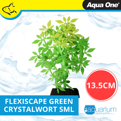 Aqua One Flexiscape Small Crystalwort Green 13.5cm (29414)