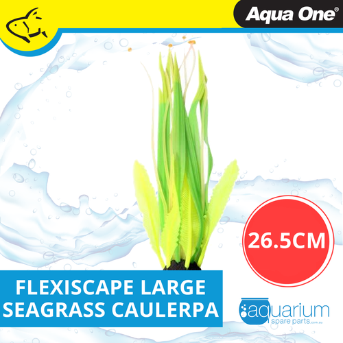 Aqua One Flexiscape Large Seagrass w/ Caulerpa Green Yellow 26.5cm (29401)