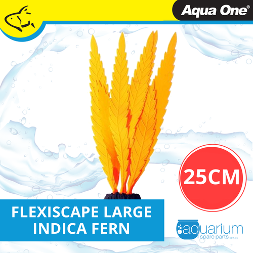 Aqua One Flexiscape Large Indica Fern Orange 25cm (29404)