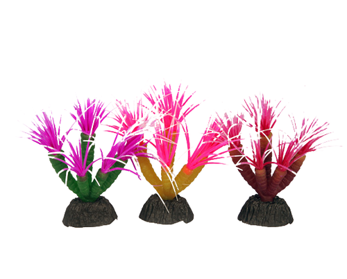 Aqua One Flexiscape Tube Anemone Assorted Colours 12.5cm 1pk (29428)