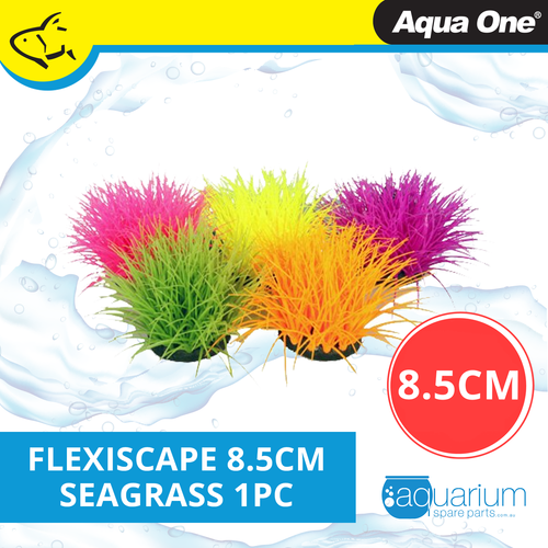 Aqua One Flexiscape Seagrass Assorted Colours 8.5cm 1pk (29431)