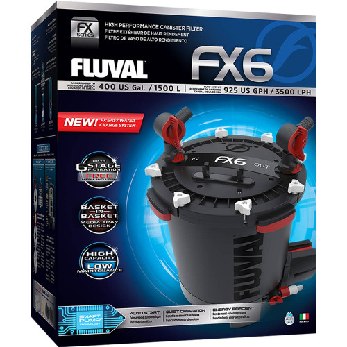 Fluval FX6 High Performance Canister Filter - 1500L (A219)
