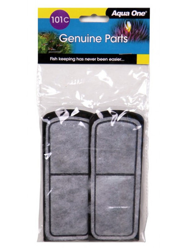 Aqua One Nano Plas 7 Carbon Cartridge (2pk) 101c (25101c)