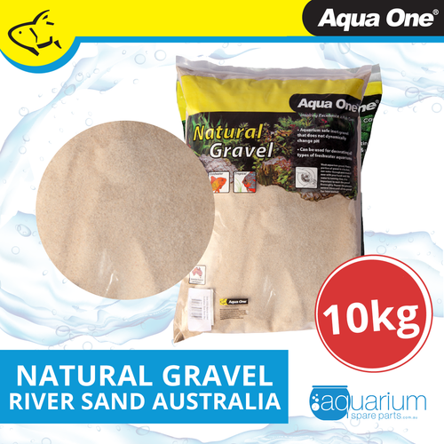 Aqua One Natural Gravel River Sand Australia 10kg (12335)