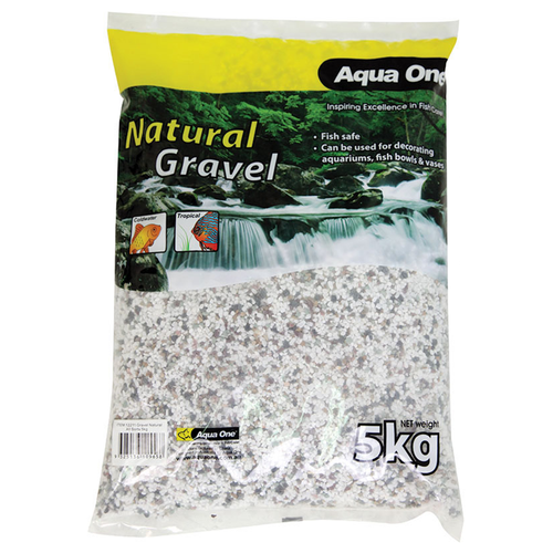 Aqua One Natural Gravel All Sorts 5kg (12211)