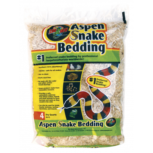 Zoo Med Aspen Snake Bedding 4 Quart - 4.4L (SB-4)