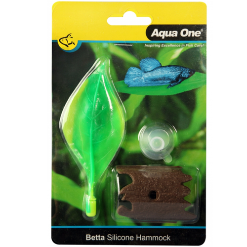 Aqua One Betta Silicone Leaf Hammock w/ Bark (28452)
