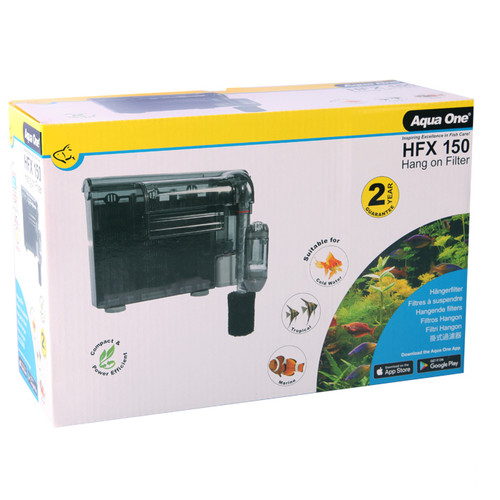 Aqua One HFX 150 Hang On Filter 500L/HR (29017)