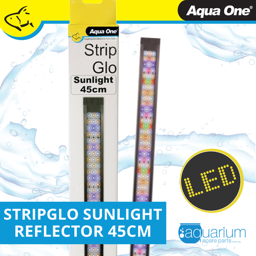 Aqua One StripGlo Sunlight LED Reflector 45cm 12.5W (59015)