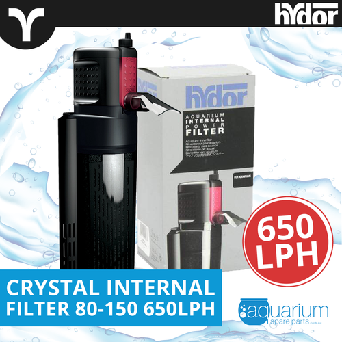 Hydor Crystal Internal Filter 80-150 650lph R05 Duo (F01315)