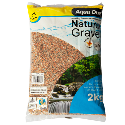 Aqua One Natural Gravel Red Sand 2kg (12207)