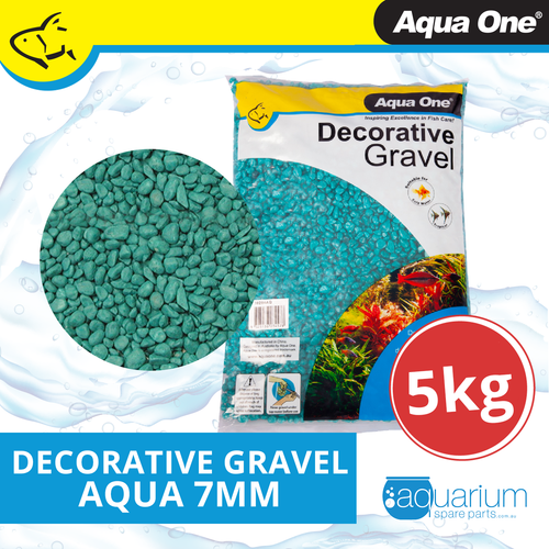 Aqua One Decorative Gravel Aqua 7mm 5kg (10284AQ)