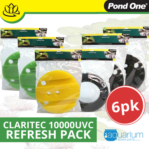 Pond One ClariTec 10000UVC Refresh Pack inc. 208s, 209s, 211s & 212s (6pk)