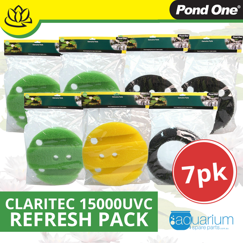 Pond One ClariTec 15000UVC Refresh Pack inc. 208s, 209s, 211s & 212s (7pk)