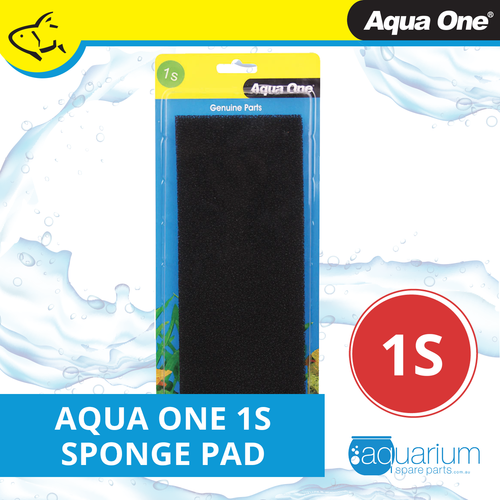 Aqua One AquaStyle 126/380 & AquaMode 600 Sponge Pad (2pk) 1s (25001S)