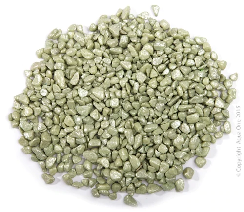 Aqua One Decorative Gravel Metallic Silver 2kg (12261)