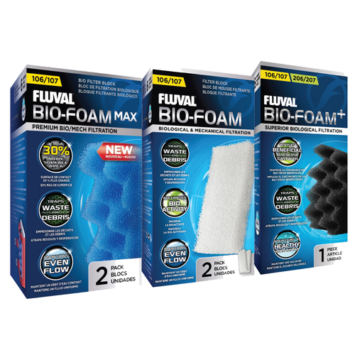 Fluval 106/107 Canister Filter Refresh Pack 3pk (5pc)