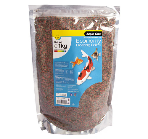 Aqua One Bulk Economy Pellet Food 1mm 1kg (11745)