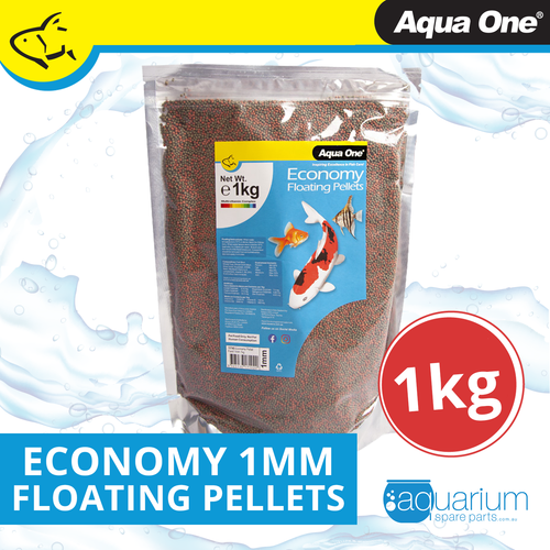 Aqua One Bulk Economy Pellet Food 1mm 1kg (11745)