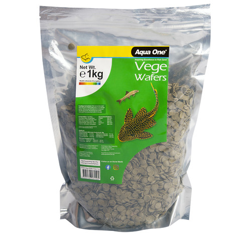 Aqua One Bulk Vege Wafers 1kg (11754)