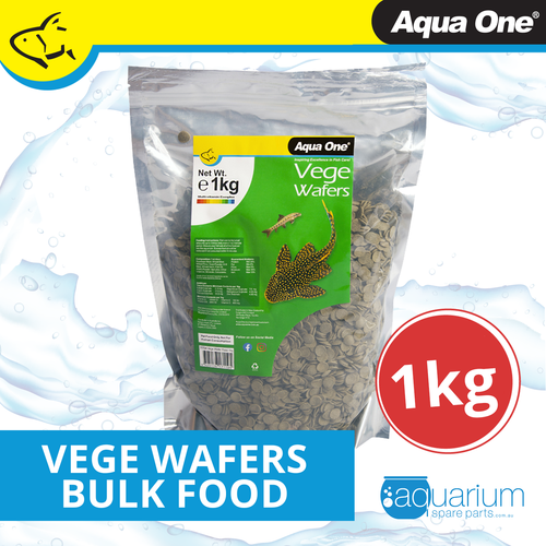 Aqua One Bulk Vege Wafers 1kg (11754)