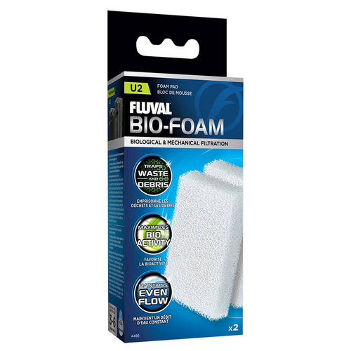 Fluval U2 Refresh Kit 3pk/5pc (includes BioMax, Carbon & Pad)