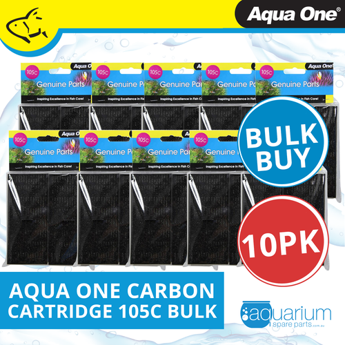 Aqua One EcoStyle 42/47 Carbon Cartridge 105c BULK BUY 10pk (25105c)