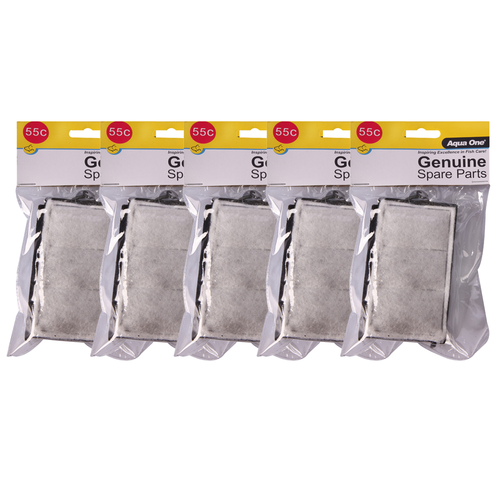 Aqua One ClearView 280 & AquaBac 60 Carbon Cartridge 55c BULK BUY 5pk (25055c)