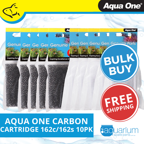 Aqua One Betta Haven Carbon Cartridge 162c & 162s BULK BUY 10pk (25162c) (25162s)