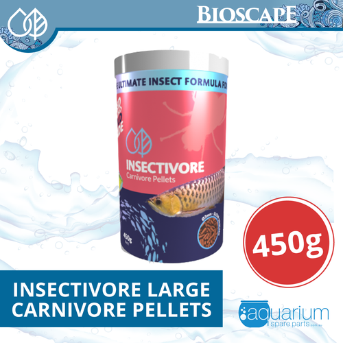 Bioscape Insectivore Carnivore Pellets (Soft) 400g (INS25)