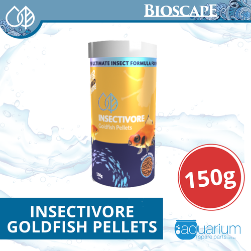Bioscape Insectivore Goldfish Pellets 150g (INS27)