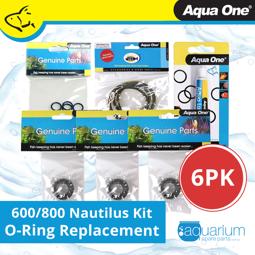 Aqua One Nautilus 600/800 Canister Filter O-Ring Replacement Kit