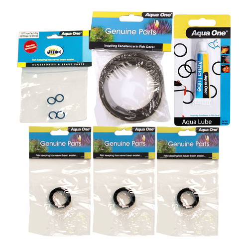 Aqua One Nautilus 1100/1400 Canister Filter O-Ring Replacement Kit
