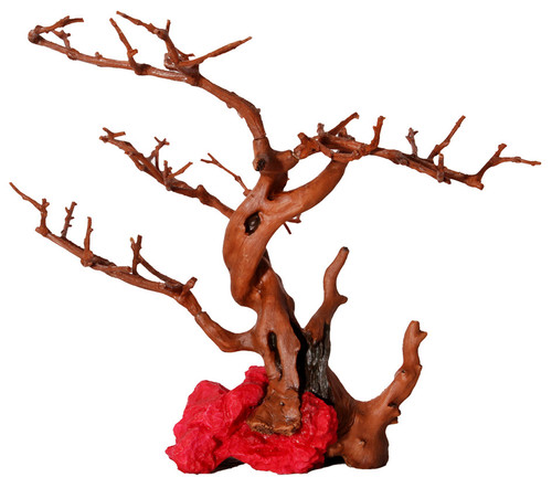 Aqua One Hermit Crab Climbing Branches & Red Rock Ornament 24.5x18x19cm (37174R)