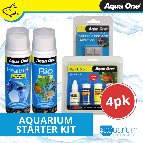 Aqua One Aquarium Starter Kit (4 pack) Aqua One Aquarium Starter Kit (4 pack)