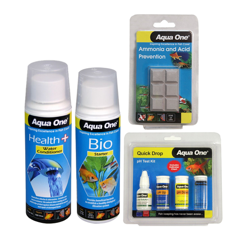 Aqua One Aquarium Starter Kit (4 pack)