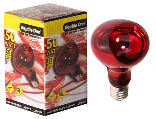 Reptile One Infrared Heat Lamp Kit 50W (3pc)