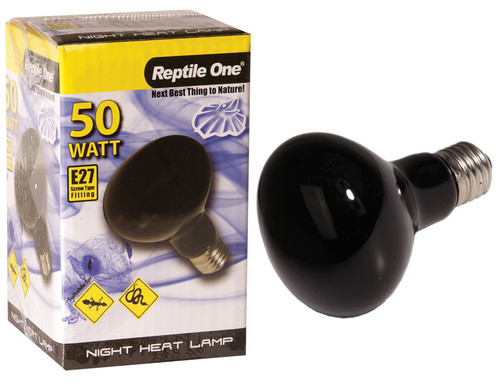 Reptile One Night Heat Lamp Kit 50W (3pc)